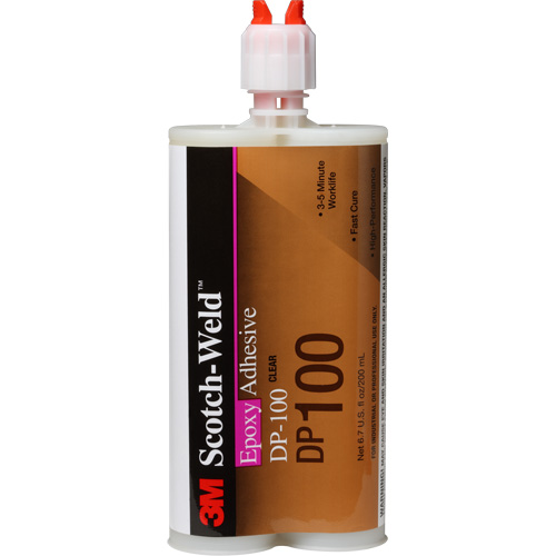 Adh&eacute;sif Scotch-Weld, 200 ml, Cartouche, Deux composants, Translucide Ontario Packaging
