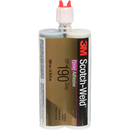 Scotch-Weld Adhesive, 200 ml, Cartridge, Two-Part, Grey Ontario Packaging