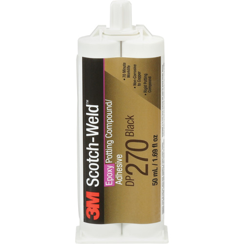 Mat&eacute;riau d'enrobement Scotch-Weld, 1,7 liq. oz., Cartouche double, Deux composants, Noir Ontario Packaging