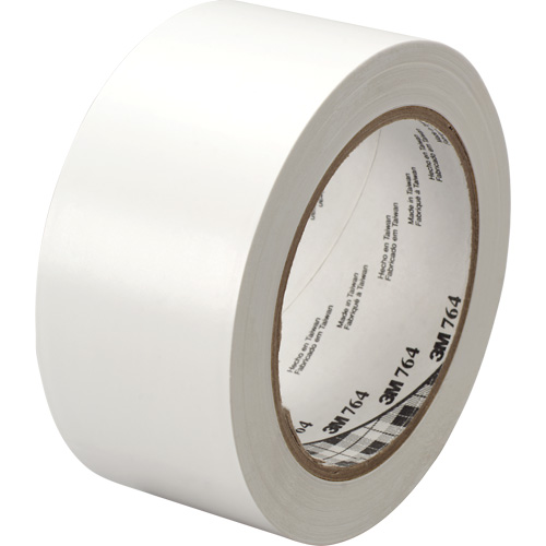 Ruban en vinyle pour travaux g&eacute;n&eacute;raux 764, 25,4 mm (1") la x 32,9 m (108') lo, 5 mils, Blanc Ontario Packaging