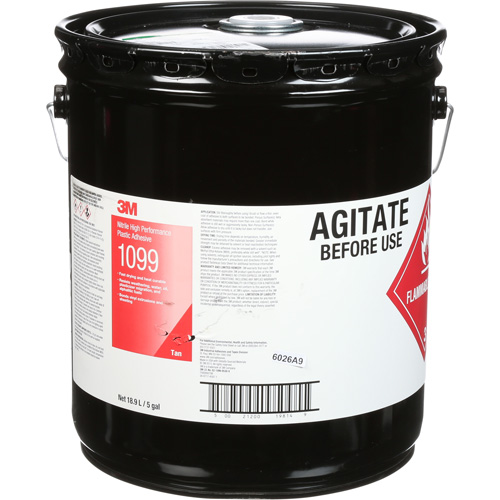 Scotch-Weld Nitrile High-Performance Adhesive, 5 gal., Pail, Yellow Ontario Packaging