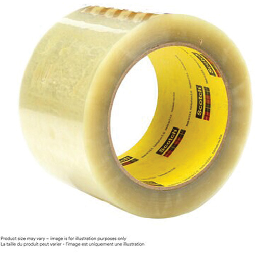 Scotch&reg; Box Sealing Tape 355, Hot Melt Adhesive, 3.15 mils, 36 mm (1-1/2") x 50 m (164') Ontario Packaging