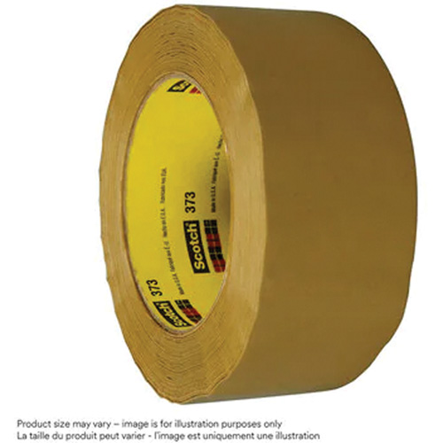 Ruban pour sceller les boîtes Scotch 373, Adh&eacute;sif Thermofusible, 2,5 mils, 72 mm (3") x 50 m (164') Ontario Packaging
