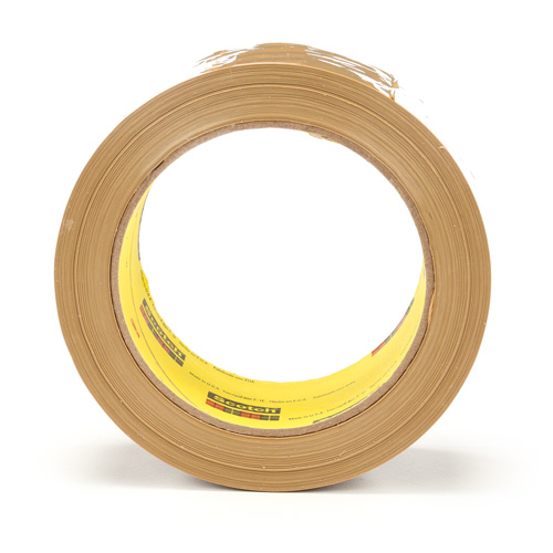 Ruban pour sceller les boîtes Scotch 375, Adh&eacute;sif Thermofusible, 3,1 mils, 48 mm (2") x 50 m (164') Ontario Packaging