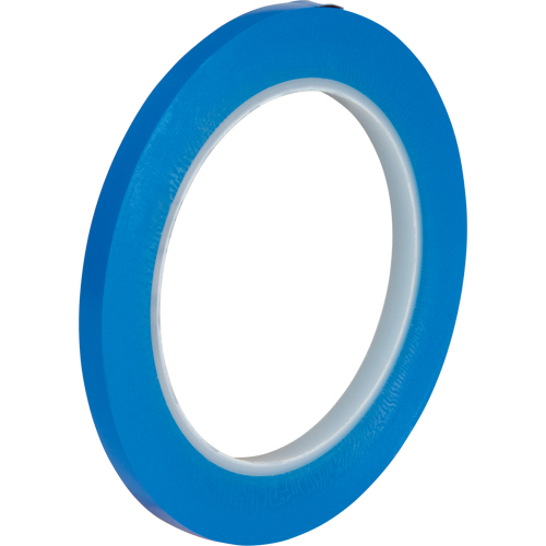 471 Vinyl Tape, 6 mm (1/4") W x 32.9 m (108') L, 5.3 mils, Blue Ontario Packaging