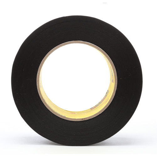472 Vinyl Tape, 50.8 mm (2") W x 32.9 m (108') L, 10.4 mils, Black Ontario Packaging