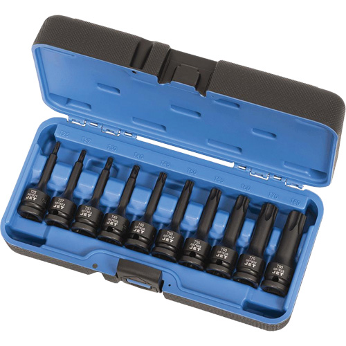 PTB-1210 Jeu de douilles &agrave; chocs DriveTorx &agrave; prise 1/2", Torx, Prise 1/2", 10 mr Ontario Packaging