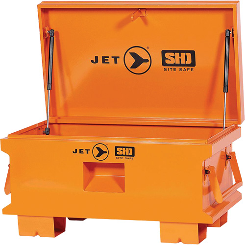 JSB-3219 Boîte de rangement d'outils de chantier pour usage tr&egrave;s intensif, 32-1/8" x 19" x 17-1/2", Acier, Orange Ontario Packaging