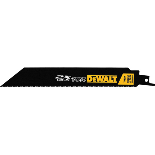 Metal Cutting Reciprocating Saw Blade, Bi-Metal, 14-18 TPI, 8" L x 1" W Ontario Packaging