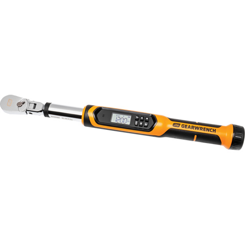 Cl&eacute; dynamom&eacute;trique &agrave; t&ecirc;te flexible avec angle, &eacute;lectronique, Entraînement 3/8" carr&eacute;, 120 - 1200 lb-pi Ontario Packaging