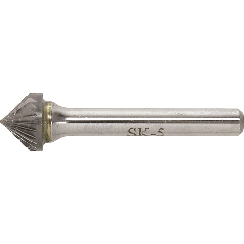 Solid Carbide Burr, SK-1, 1/4" Dia., 1/4" Shank, 1/8" Depth of Cut Ontario Packaging