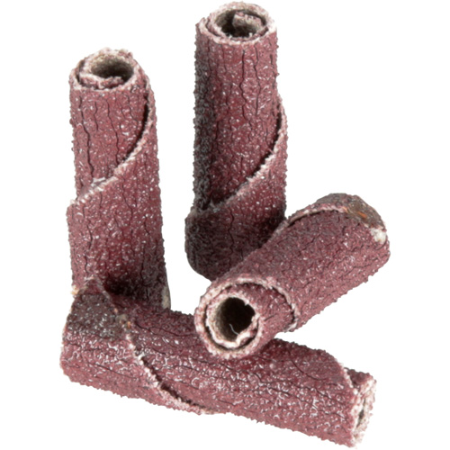 Cartridge Roll 241D, 80 Grit, 1/4" Dia., Aluminum Oxide, 1" L, 1/8" Arbor Ontario Packaging