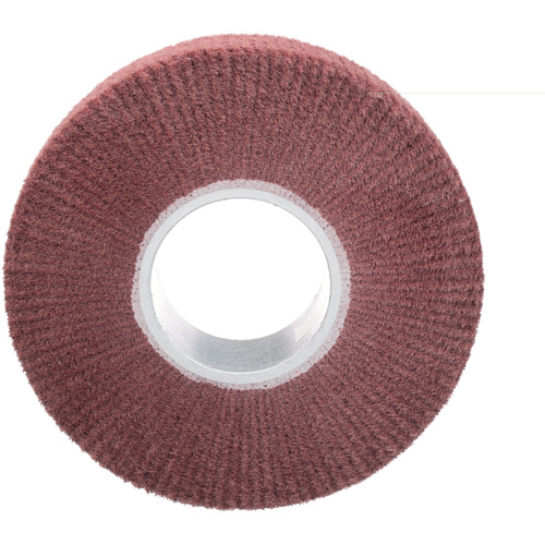 Scotch-Brite Finishing Flap Brush, Aluminum Oxide, Very Fine Grit, 8" x 2" x 3" Ontario Packaging