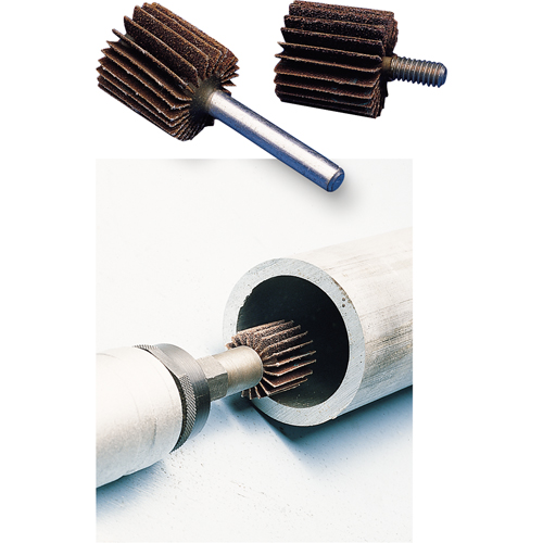 General Purpose Flap Wheel, Aluminum Oxide, 60 Grit, 2" x 1" x 1/4" Ontario Packaging