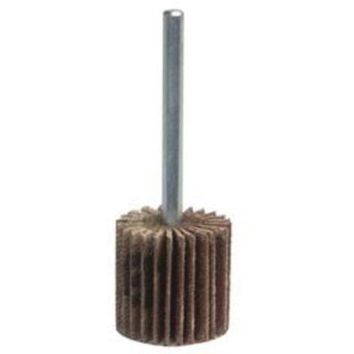 Grind-O-Flex Mini Mounted Flap Wheel, Aluminum Oxide, 120 Grit, 3" x 1" x 1/4" Ontario Packaging