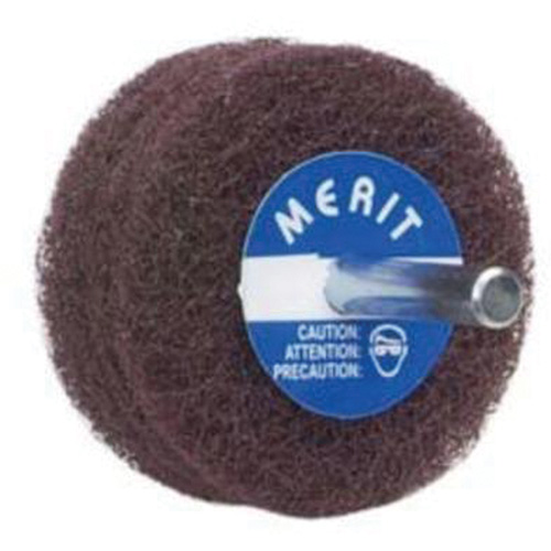 Abrasotex Non-Woven Disc Wheel, 3" Dia. x 1" W, 1/4" Arbor, Aluminum Oxide Ontario Packaging