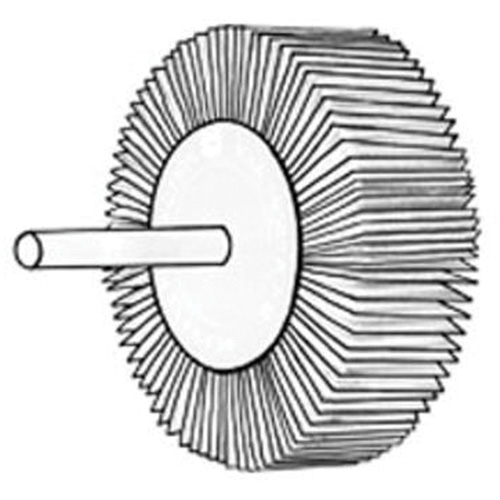 Grind-O-Flex Micro-Mini Flap Wheel, Aluminum Oxide, 120 Grit, 3/4" x 3/16" x 1/8" Ontario Packaging