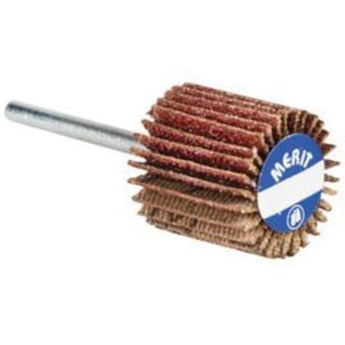 High Performance Micro-Mini Flap Wheel, Aluminum Oxide, 180 Grit, 3/4" x 5/8" x 1/8" Ontario Packaging
