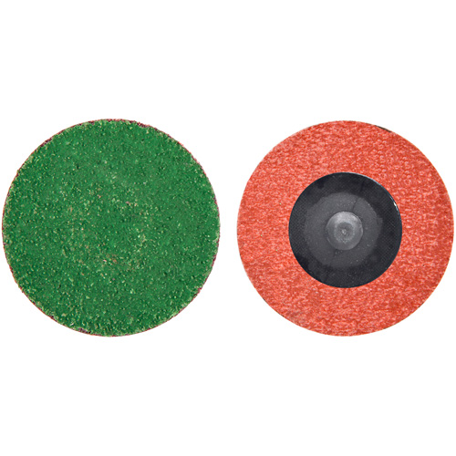 Zirc Plus Quick-Change Cloth Disc, 2" Dia., 120 Grit, Zirconia Alumina Ontario Packaging