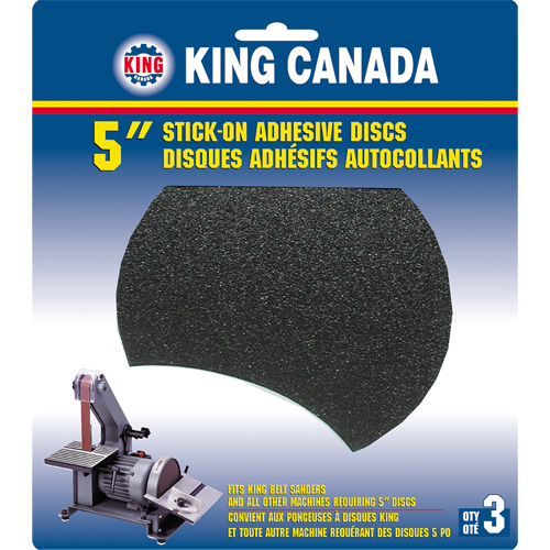 Wood Sanding Disc, 5" Dia., 120 Grit Ontario Packaging
