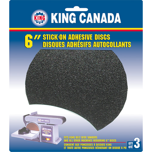 Wood Sanding Disc, 6" Dia., 100 Grit Ontario Packaging