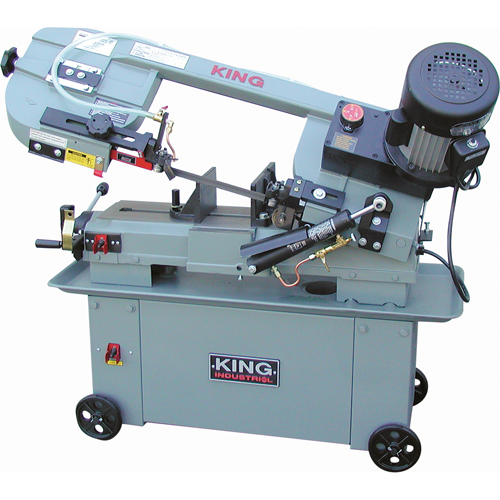 Metal Cutting Band Saws With Geardrive, Horizontal/Vertical, Round 7" and 7" x 12" Rectangular Cutting Capacity Ontario Packaging