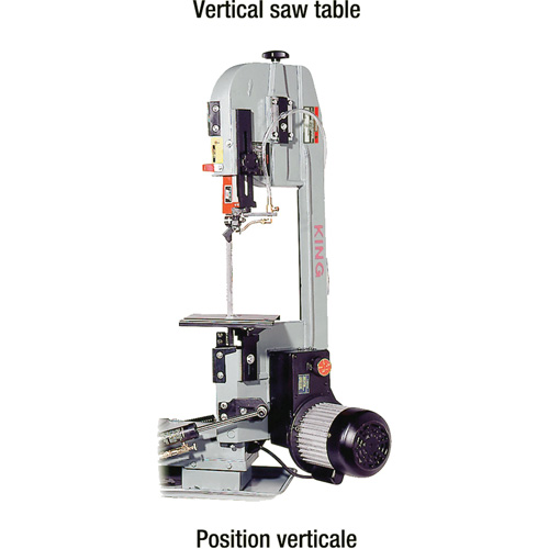 Metal Cutting Band Saws With Geardrive, Horizontal/Vertical, Round 7" and 7" x 12" Rectangular Cutting Capacity Ontario Packaging