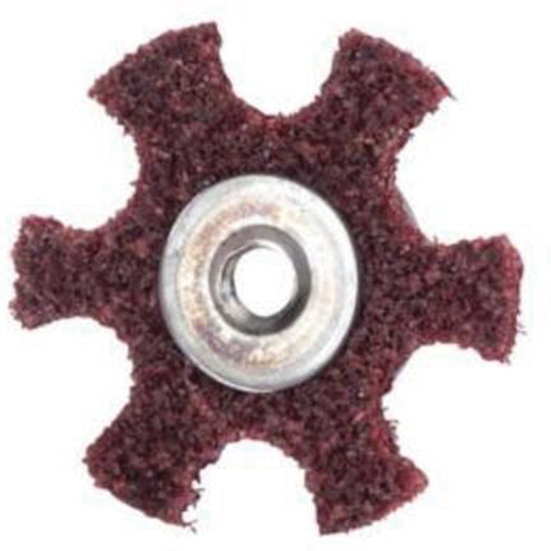 Abrasotex Surface Preparation Star, 3" Dia., Medium Grit, Aluminum Oxide Ontario Packaging