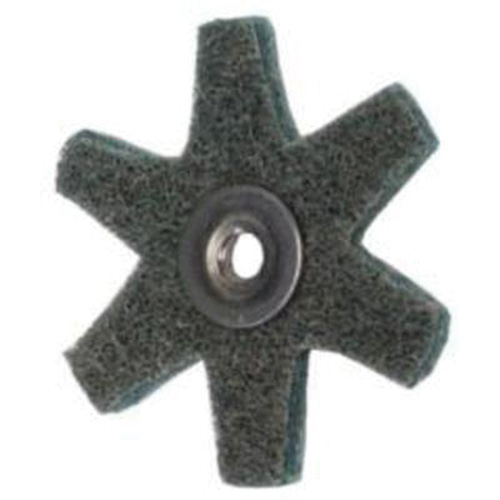 Abrasotex Surface Preparation Star, 2" Dia., Very Fine Grit, Aluminum Oxide Ontario Packaging