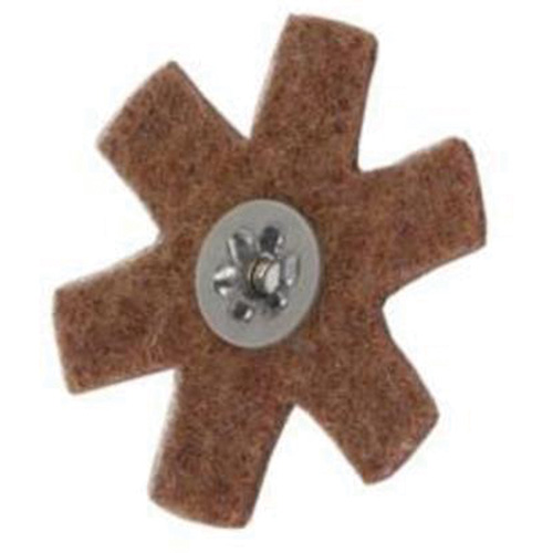 Abrasotex Surface Preparation Star, 3" Dia., Coarse Grit, Aluminum Oxide Ontario Packaging