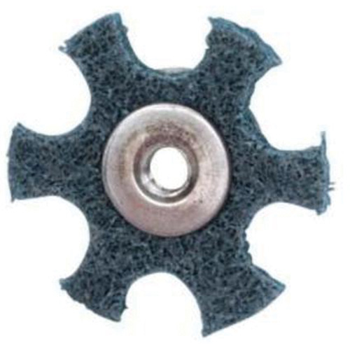 Abrasotex Surface Preparation Star, 3" Dia., Very Fine Grit, Aluminum Oxide Ontario Packaging