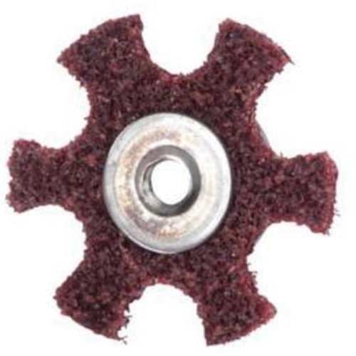 Abrasotex Surface Preparation Star, 4" Dia., Medium Grit, Aluminum Oxide Ontario Packaging