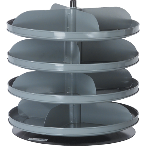 Modules de stockage Rotabin, 60 lb Capacit&eacute; par niveau, 6 Niveau(x), 26-1/8" ha x 17" dia Ontario Packaging