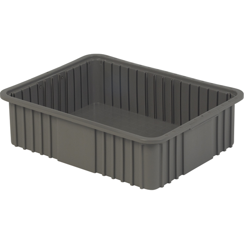 Contenant Divider Box, Poly&eacute;thyl&egrave;ne, 20,9" la x 15,9" p x 6" h, Gris Ontario Packaging