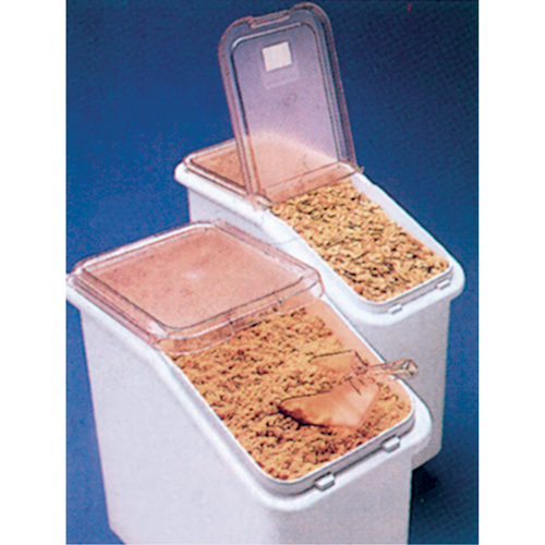 Mobile Ingredient Bins with Sliding Lid, 3.5 cu. ft. Capacity, 28" H x 15-1/2" W x 29-1/2" D Ontario Packaging