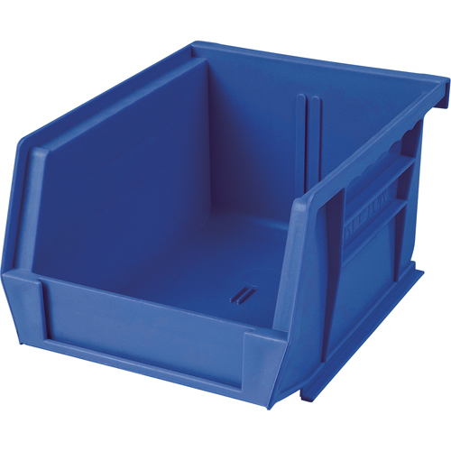 Bac en plastique, 8-1/4" la, 9" h x 18" p, Bleu Ontario Packaging