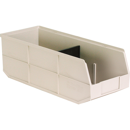 1800 Series Akro-Bin, 8-1/4" W x 7" H x 20-1/2" D, Beige Ontario Packaging