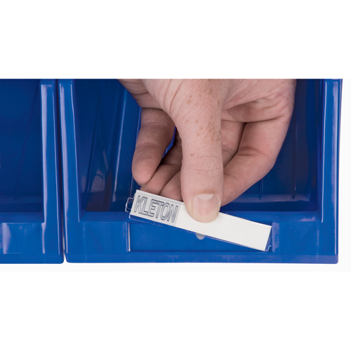 Stack & Hang Bin, 4-13/16" W x 3-3/16" H x 7-1/8" D, Blue Ontario Packaging