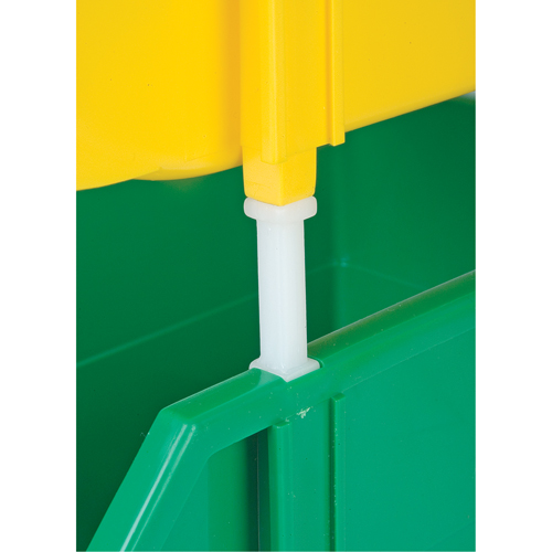 Stack & Hang Bin, 5-7/8" W x 4-11/16" H x 9-13/16" D, Yellow Ontario Packaging