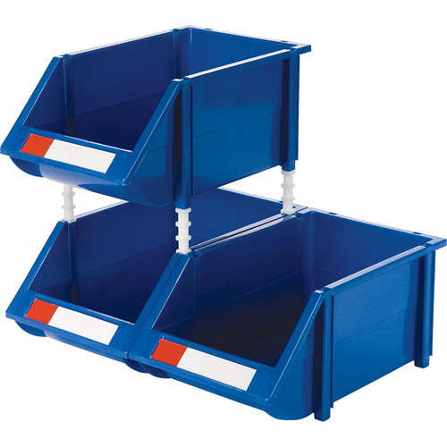 Stack & Hang Bin, 8-3/16" W x 6-3/16" H x 14" D, Blue Ontario Packaging
