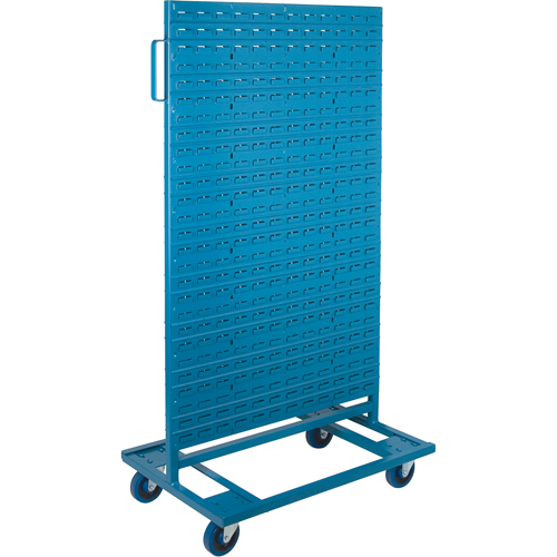 Mobile Bin Racks - Double Sided, 0 Bins, 36" W x 24" D x 67-1/2" H Ontario Packaging