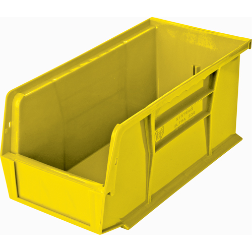 Ultra Stack & Hang Bin, 5-1/2" W x 5" H x 10-7/8" D, Yellow Ontario Packaging