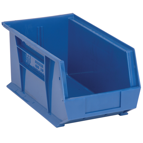 Ultra Stack & Hang Bin, 8-1/4" W x 7" H x 14-3/4" D, Blue Ontario Packaging
