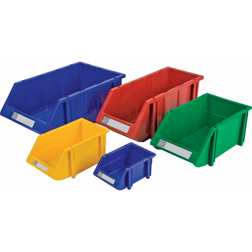 Stack & Hang Bin, 7-7/8" W x 7" H x 17-11/16" D, Red Ontario Packaging