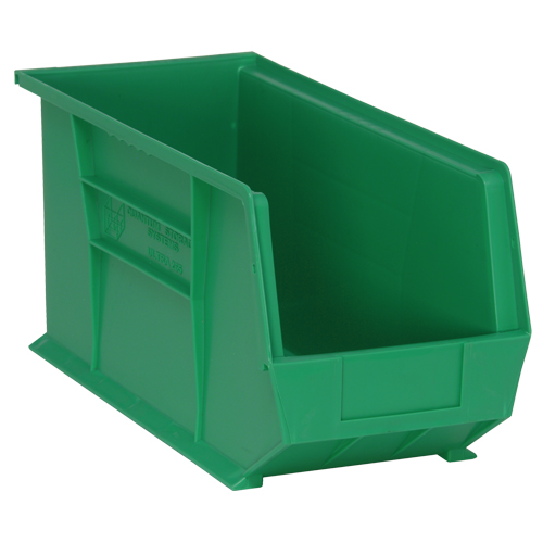 Ultra Stack & Hang Bin, 8-1/4" W x 9" H x 18" D, Green Ontario Packaging