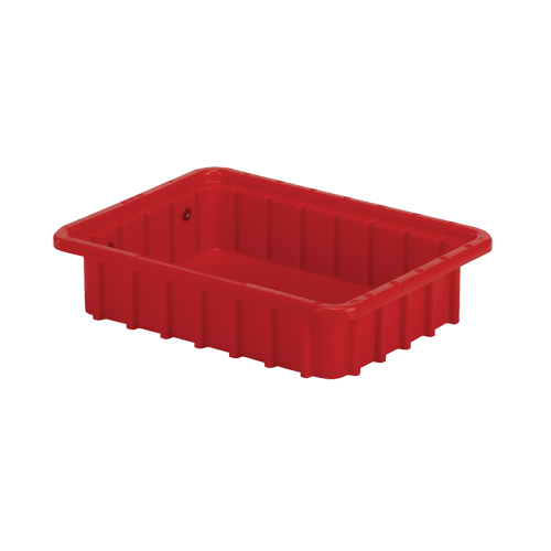 Contenants Divider Box, Poly&eacute;thyl&egrave;ne, 10,8" la x 8,3" p x 2,5" h, Rouge Ontario Packaging
