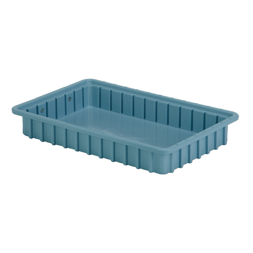 Contenants Divider Box, Poly&eacute;thyl&egrave;ne, 16,5" la x 10,9" p x 2,5" h, Bleu p&acirc;le Ontario Packaging