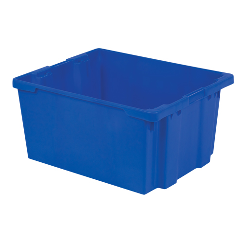 Contenants Stack-N-Nest Polylewton, 15,1" x 30,1" x 24", Bleu Ontario Packaging