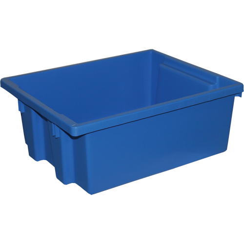 Contenants De Rangement Stack-N-Nest, 6" x 15,25" x 12,25", Bleu Ontario Packaging