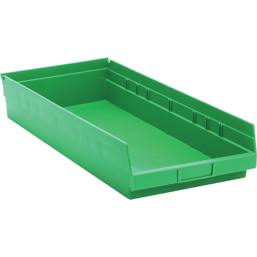 Bacs pour tablette, 11-1/8" la x 4" H x 23-5/8" p, Vert, Capacit&eacute; 50 lb Ontario Packaging